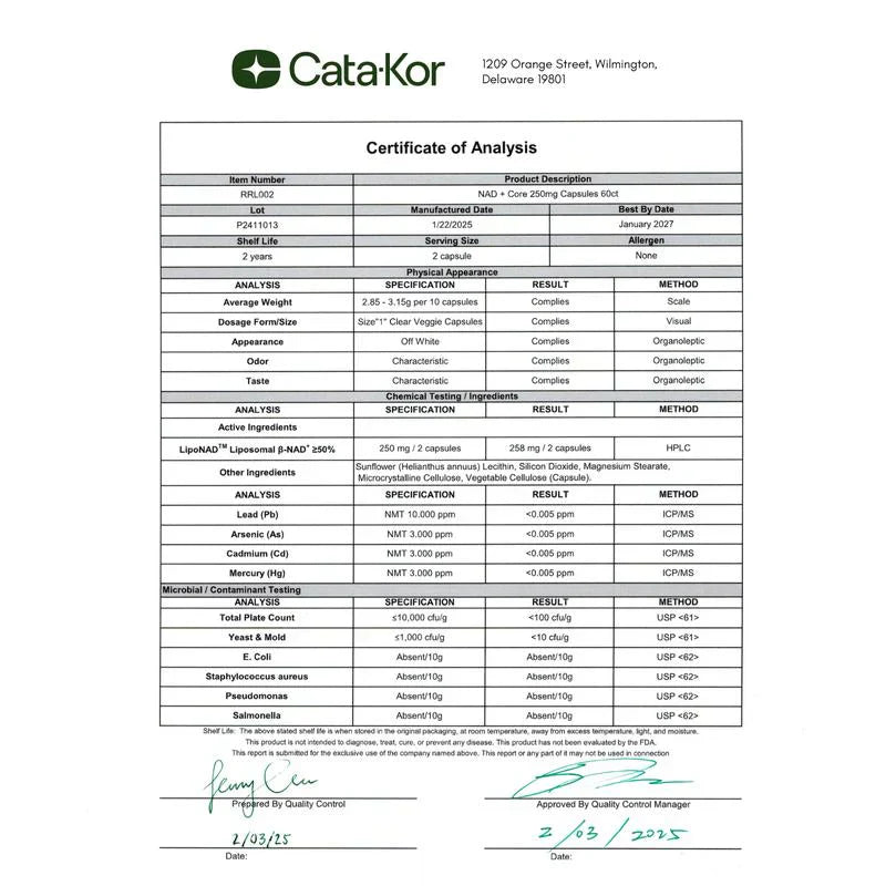 NAD+ CORE (Capsules)