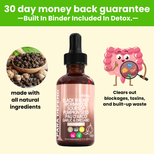 Wormwood Black Walnut Parasite Binder Detox