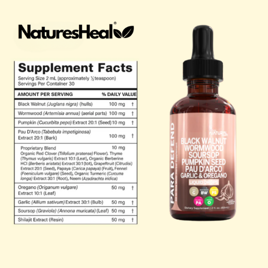 Wormwood Black Walnut Parasite Binder Detox