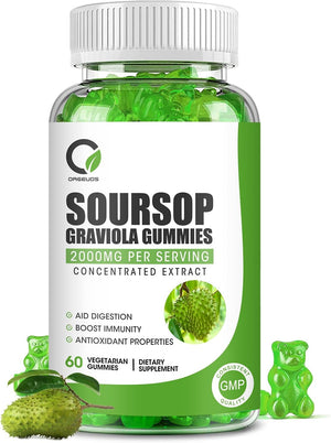 60pcs Organic Soursop Gummies