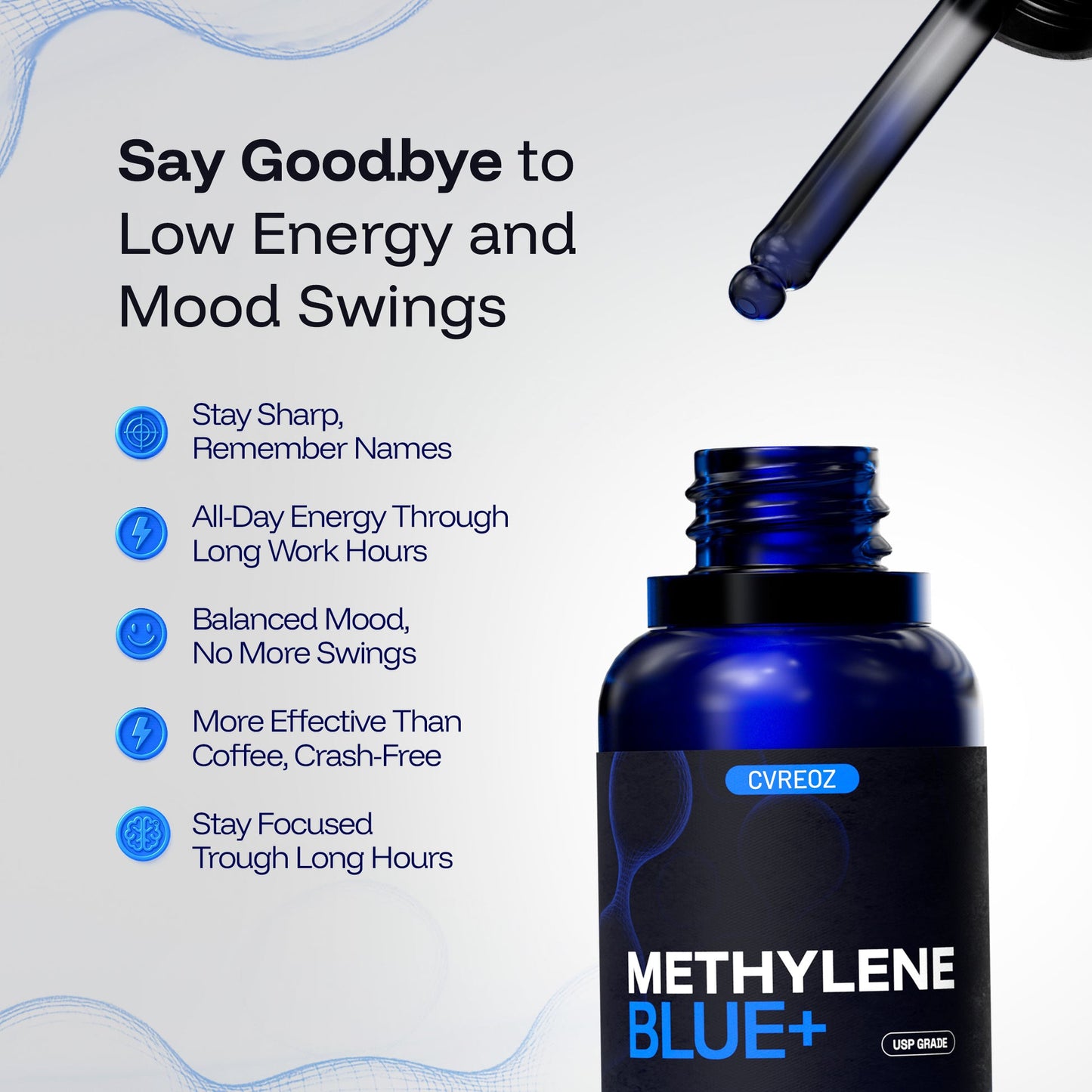 Methylene Blue Pharmaceutical Grade 1oz– 1% Solution