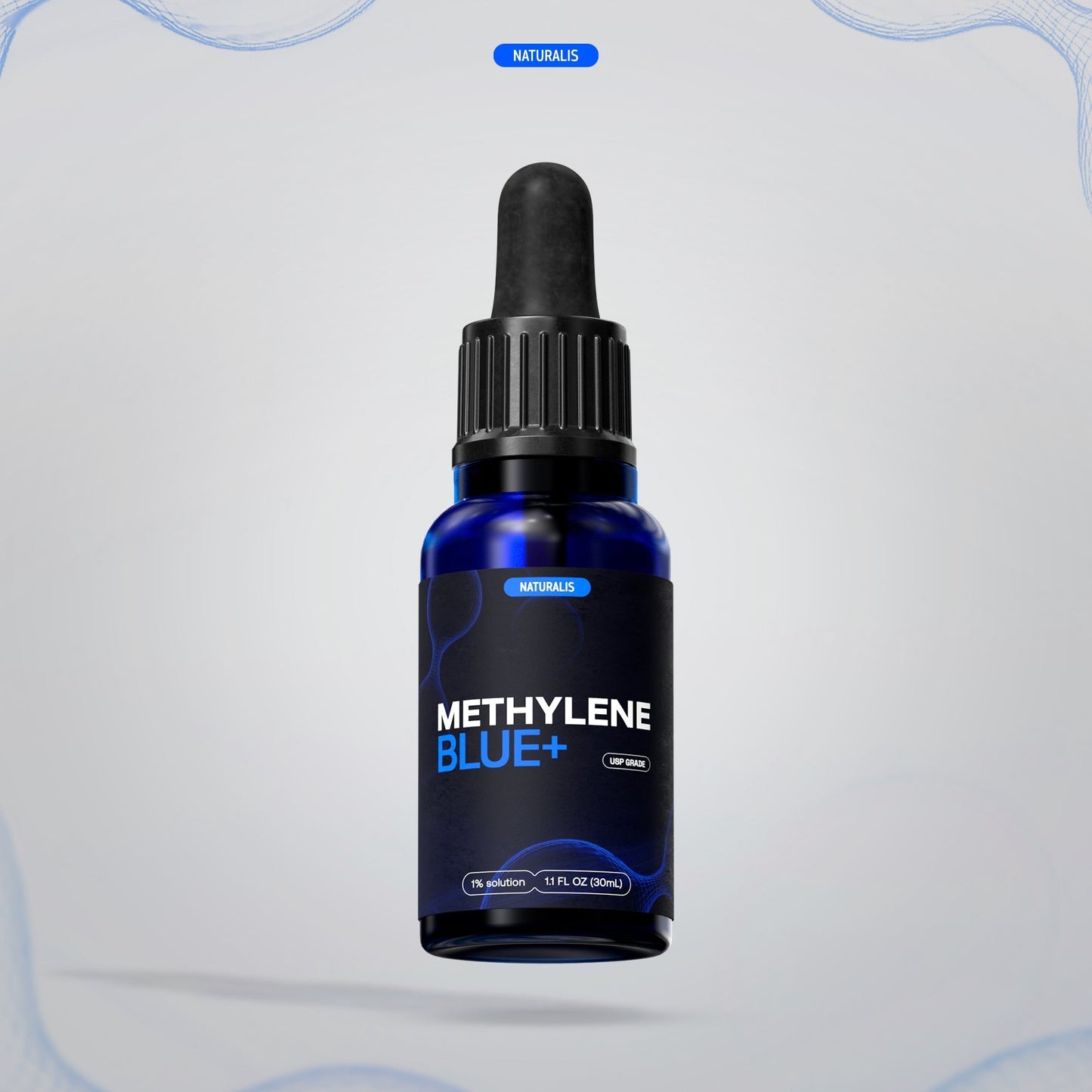 Methylene Blue Pharmaceutical Grade 1oz– 1% Solution