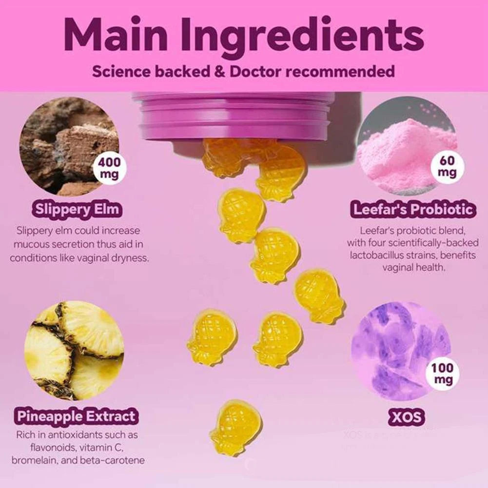 women's probiotics & slippery elm gummies