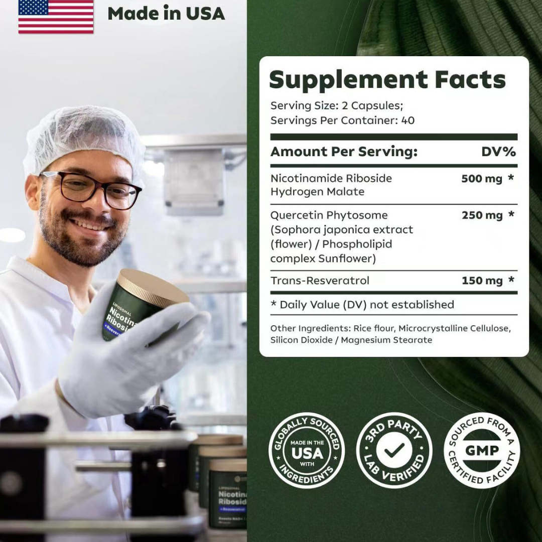 Advanced NAD+ Liposomal NAD Supplement